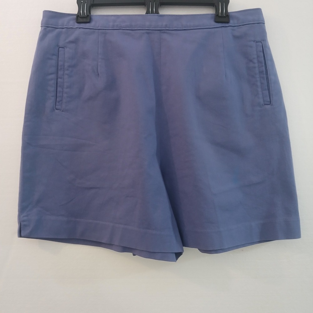Westbound Women Shorts Sz 18 Purple In Seam Pockets NWT Side Zipper 5" Inseam